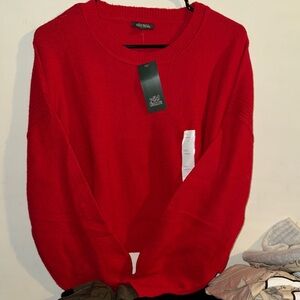 wild fable Red Crewneck Sweater - Classic Knit